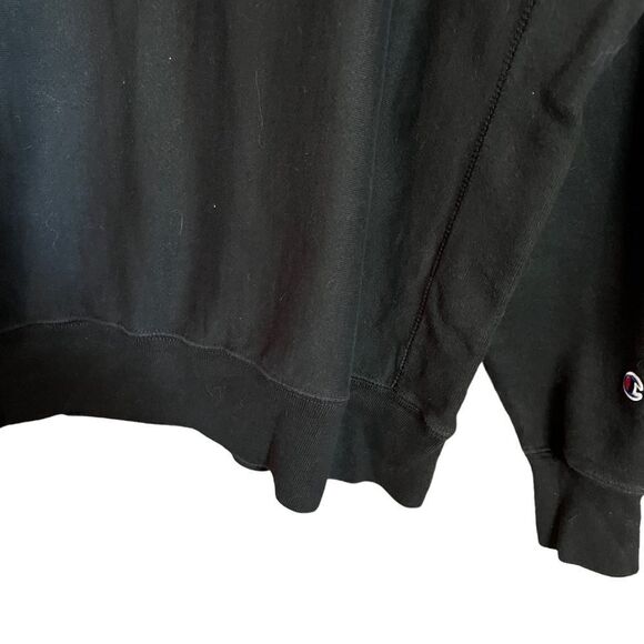 Champion‎ black reverse weave crew neck sweater - Picture 4 of 10